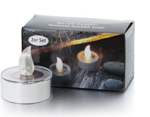 Balthasar LED Solar Teelichte Solera 2er