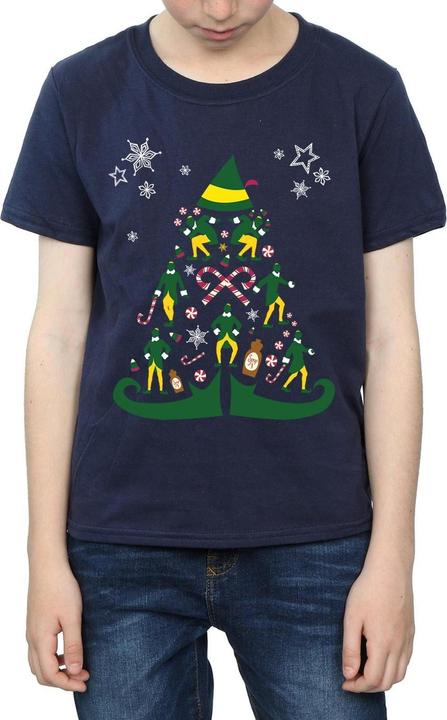 Actual product image Elf Boys Christmas Tree T-Shirt (152, 158)