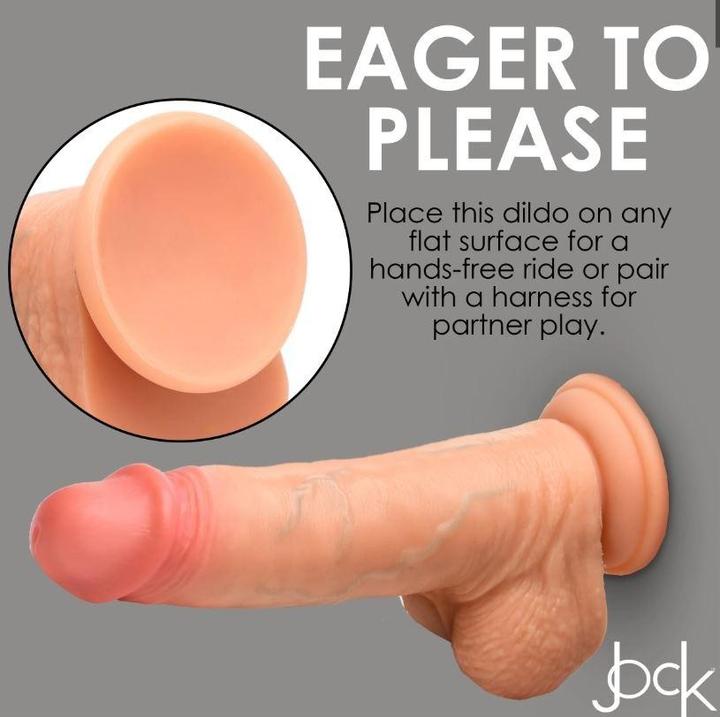 Image du produit Wicked Realistischer Dildo Mit Echten Hautfleischhoden 20'32 cm