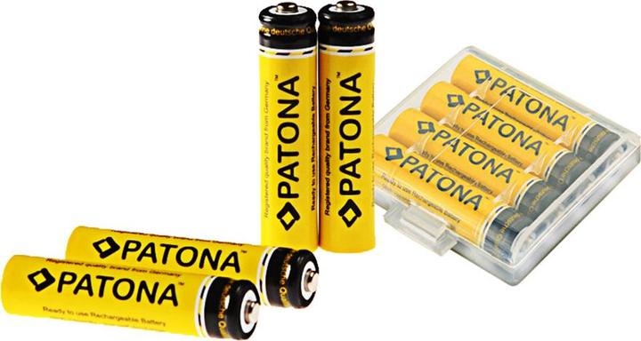 Patona Akku 4x Micro AAA 900mAh NiMH (4 Stk., AAA, 900 mAh)