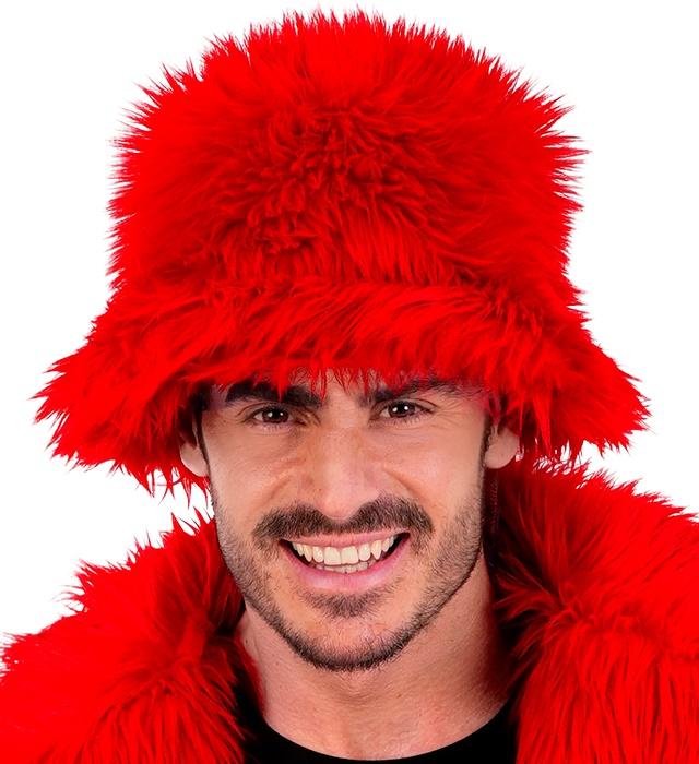 Produktbild Widmann Roter Plüsch Anglerhut