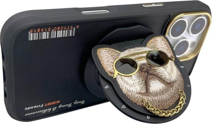 Produktbild Uniq Nimmy Glasses Cool Dog MagSafe case for iPhone 16 Pro Max black (Apple iPhone 16 Pro Max)