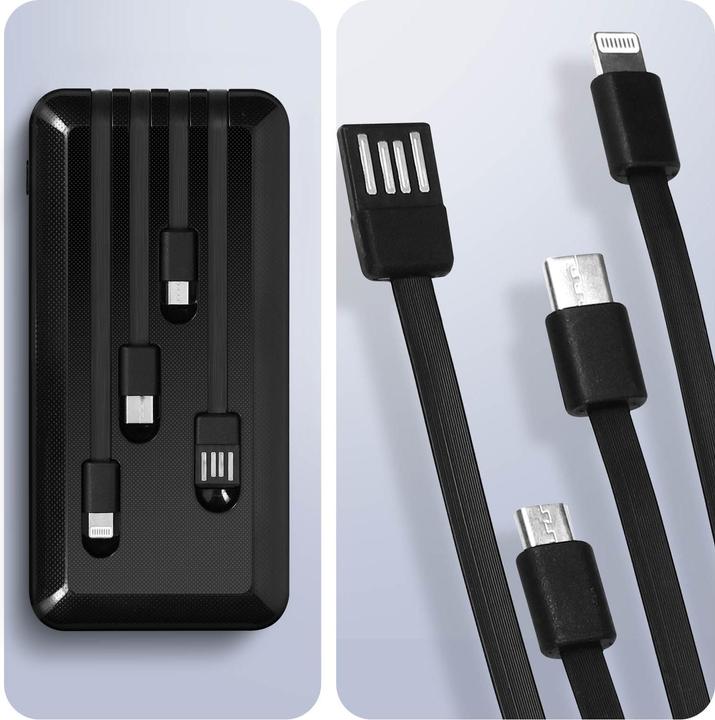 Immagine prodotto Max Excell 10.000mAh + 4x cavo powerbank (10000 mAh)