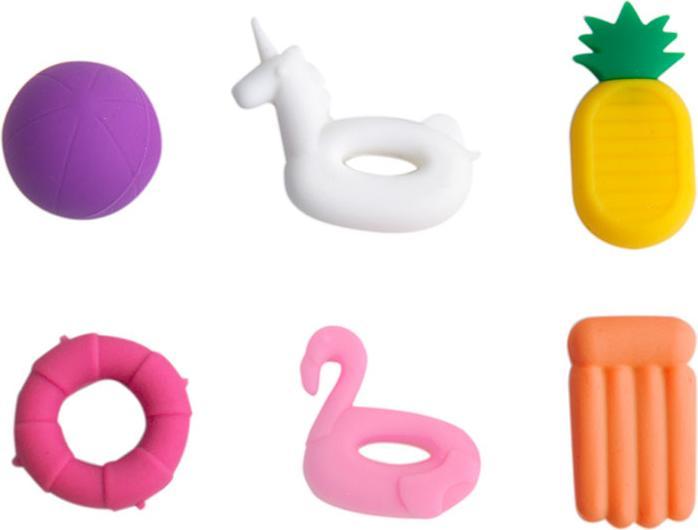 Winkee Segnabicchieri - Segnabicchieri per piscina (vetro Marcatore)