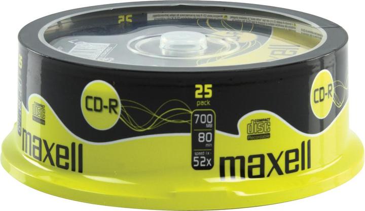 Produktbild Maxell CD-R 700Mb 25 Stück(e) (25 x)
