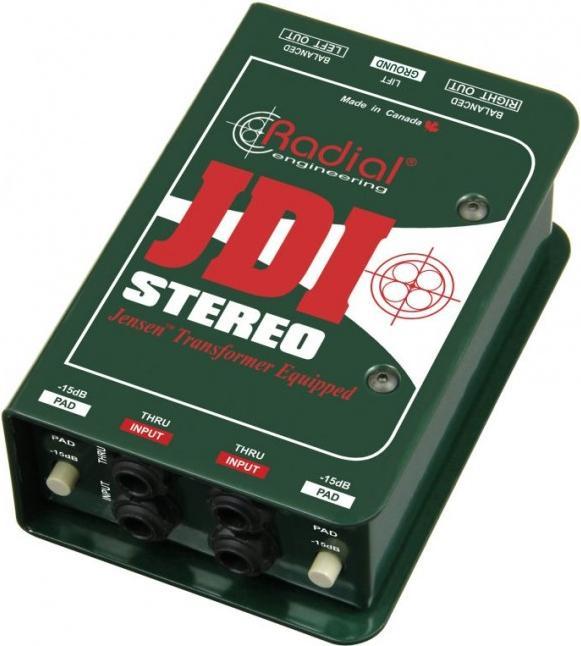 Actual product image Radial JDI Stereo passieve DI-box (Passive, Pair)