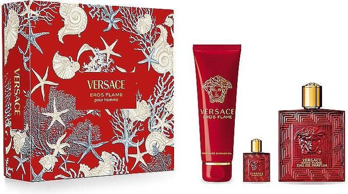 Produktbild Versace Geschenkset Eros Flame pour Homme Set /100ml /5ml (Gesichtspflege set)