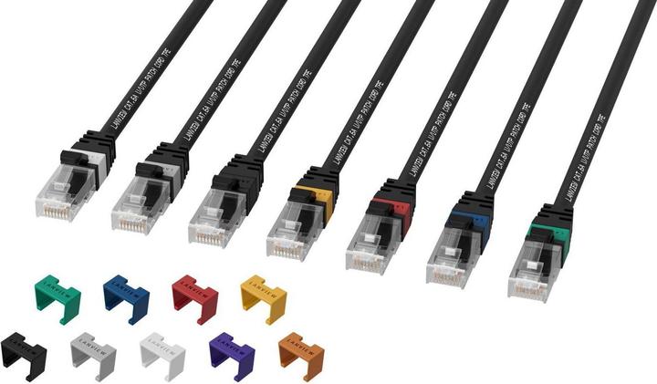 Produktbild Lanview CAT6A UTP 25m Black LSZH (S/FTP, CAT6a)