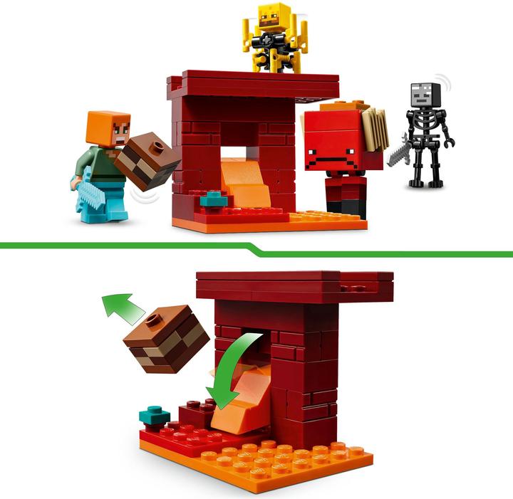 Actual product image LEGO Das Lava-Duell im Nether (21266, LEGO Minecraft)