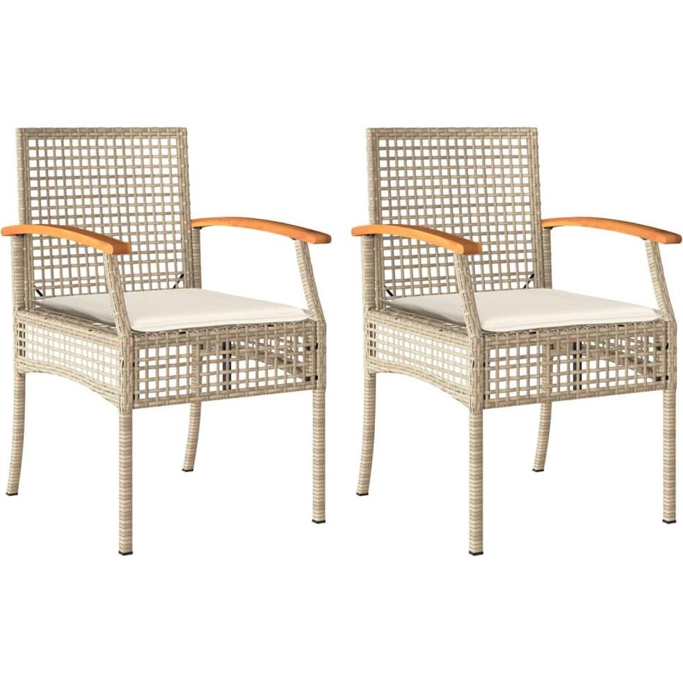 VidaXL, Gartenstühle, 10-tlg. Garten-Lounge-Set mit Kissen