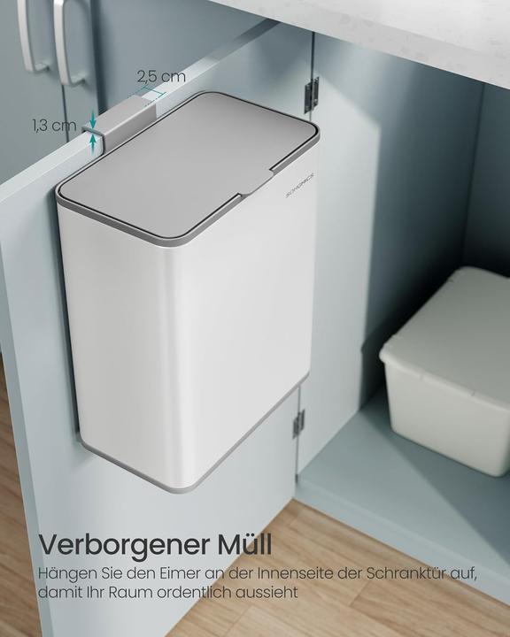 Produktbild Songmics Hängender Komposteimer mit Deckel (8 l)