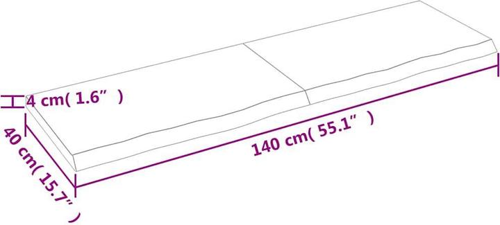 Immagine prodotto vidaXL Saba (140 x 40 x 4 cm)