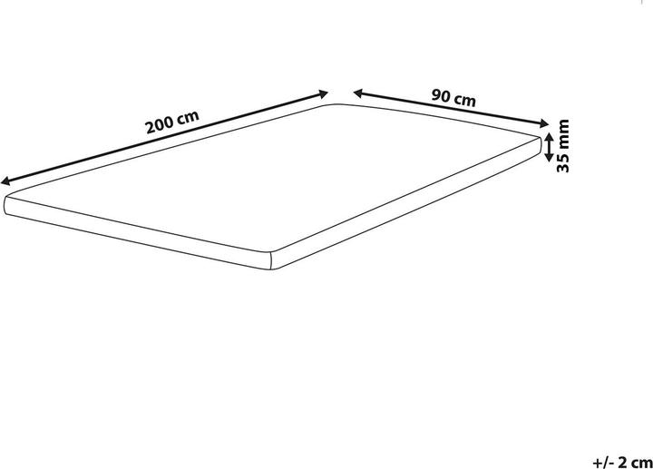 Actual product image Beliani Restful (90 x 200 cm)