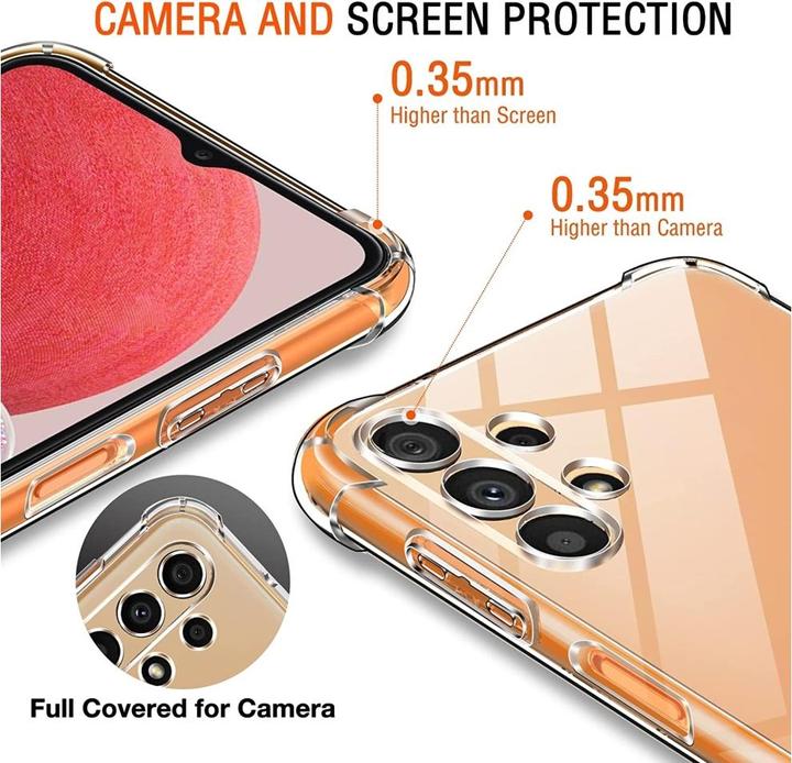 Actual product image Screenguard Crystal Soft Airbag Bumper (Samsung Galaxy A13)