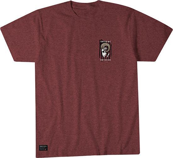 Immagine prodotto Howitzer T-Shirt LETHAL, burgundy heather (XL)