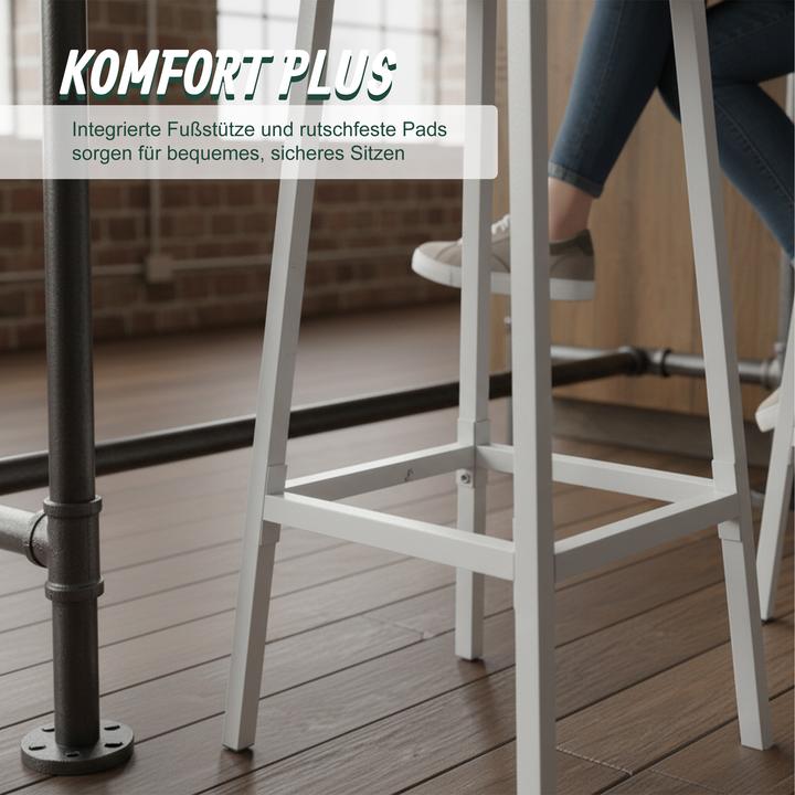 Actual product image Relaxdays 2x barstools