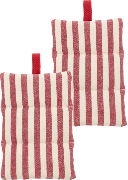 Actual product image Södahl Topflappen Harmony, 15 x 23 cm, Rot, 2 Stück (Recycled polyester, Recycled cotton)