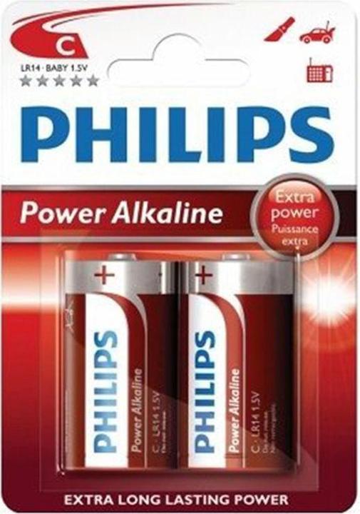Produktbild Philips Power Alkaline (2 Stk., C)