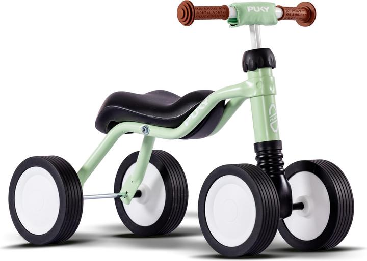Magni PUKY Rutschfahrzeug WUTSCH mit Lenkerpolster pastell green