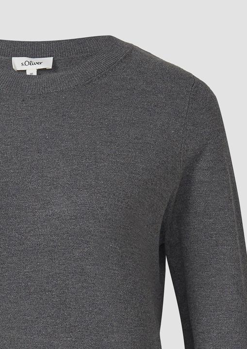 Produktbild s.Oliver Strickpullover Strickpullover aus Viskosemix (42)