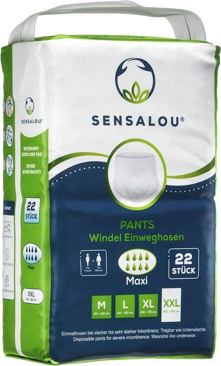 Produktbild Sensalou Windeln für Erwachsene Inkontinenz Pants (22 x, XL)