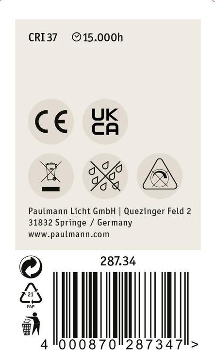 Produktbild Paulmann Grow Green Pflanzenlampe R50 (E14, 4 W, 100 lm, 1 x, B)