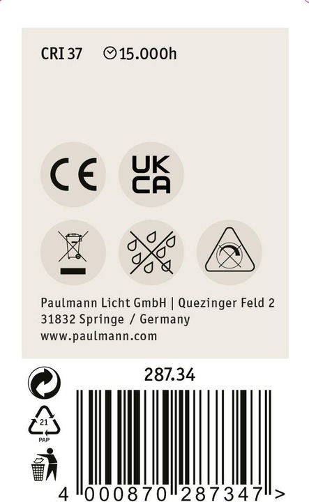 Actual product image Paulmann Plant (E14, 4 W, 100 lm, 1 x, B)