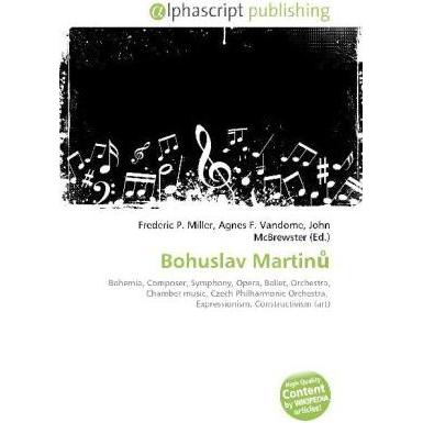 Bohuslav Martin, Fachbücher