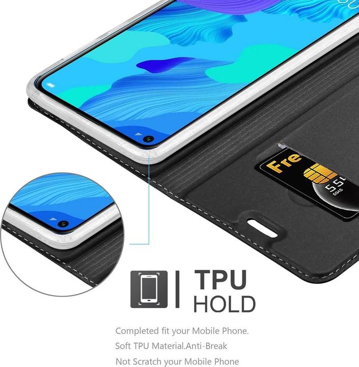 Actual product image Cadorabo Book Classy Style Cover (K20, Huawei Nova 5T, TCL 20S)