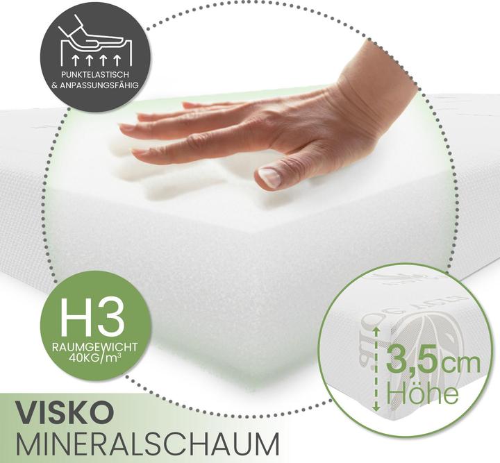 Produktbild Bestschlaf Reise-Set Matratzenauflage & Kissen (70 x 200 cm)