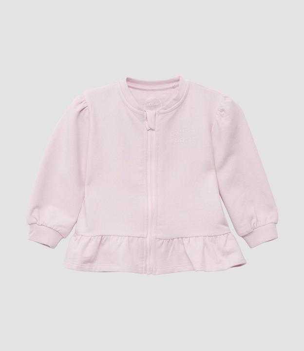 Produktbild s.Oliver Sweatshirt Jacke Sweatjacke mit dezenter Stickerei (80)