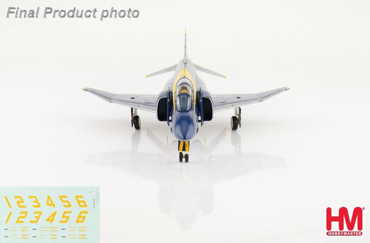 Immagine prodotto Hobby Master McDonnell Douglas F-4J Phantom 2, Blue Angels 1969, numeri di decalcomania, modello in metallo 1:72