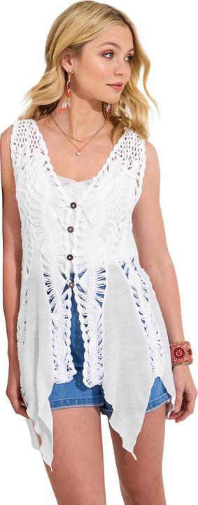 Produktbild Joe Browns Sleeveless Hanky Hem Crochet Top (S)