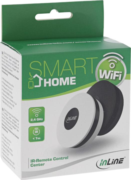Produktbild InLine SmartHome IR TV Controller schwarz (Gerätespezifische Fernbedienung, Infrarot)