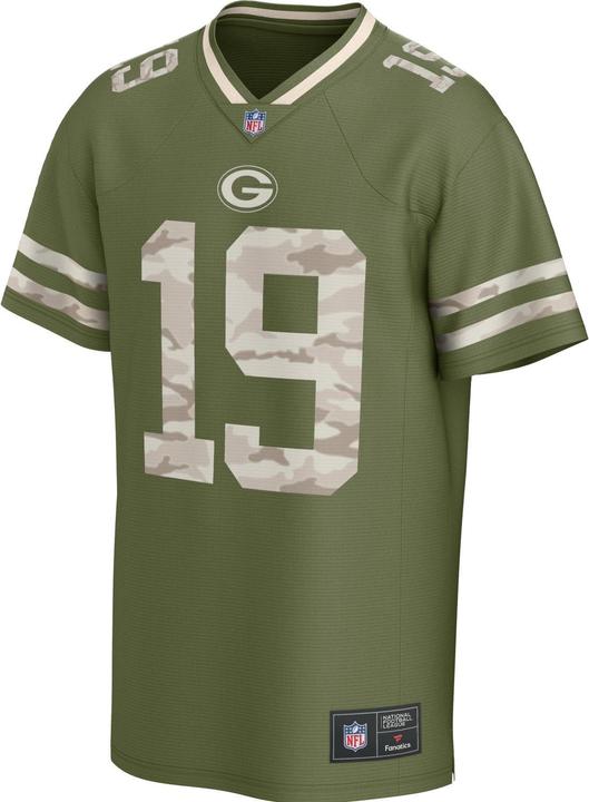 Actual product image Fanatics Green Bay Packers NFL Supporters Jersey oliv camo - S (S)
