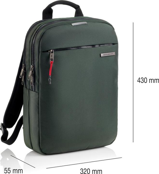 Actual product image Miquelrius Bag to work Series Rucksack S grün 13l (13 l)