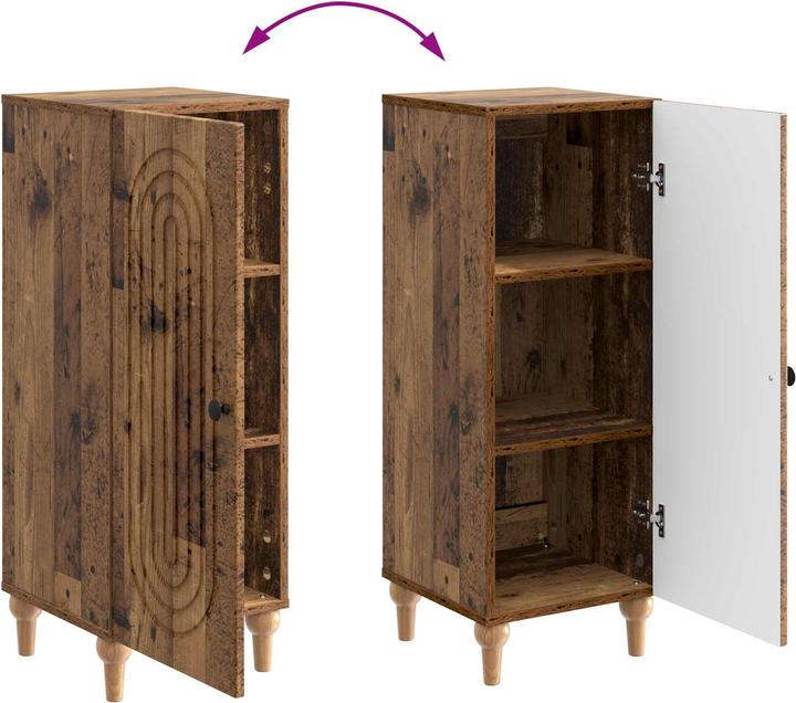 Produktbild vidaXL Modernes Sideboard (34.50 x 33 x 90 cm)