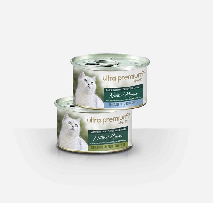 Image du produit Ultra Premium Direct Natural Mousse (Senior, Adulte, Chiot + chaton, 12 pcs, 1020 g)