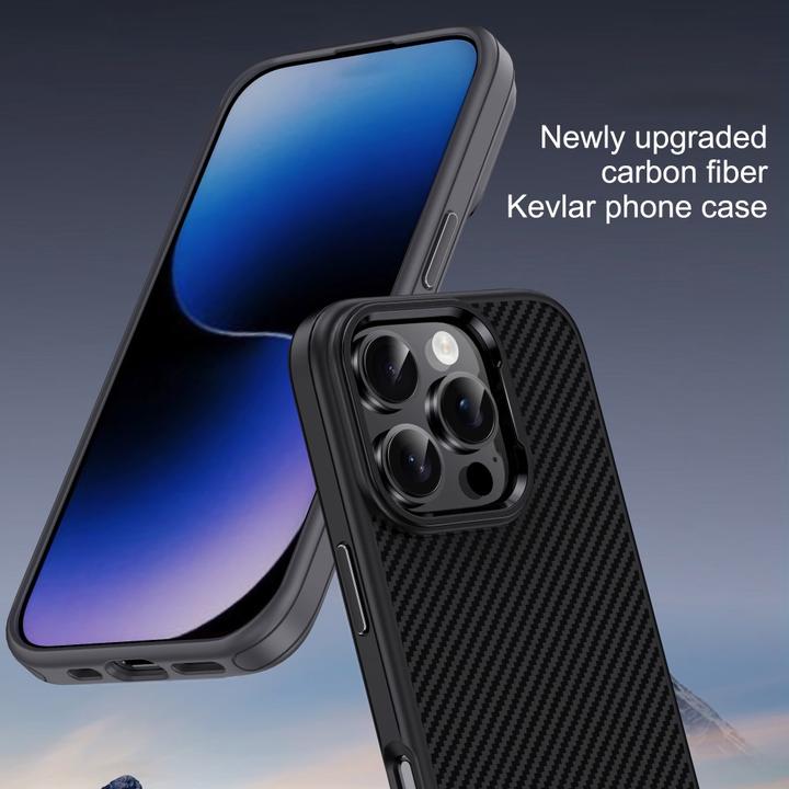 Actual product image iPaky Carbon fibre case (Apple iPhone 16 Pro)