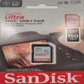 Actual product image Sandisk Ultra (256 GB, SDXC, U1, UHS-I)