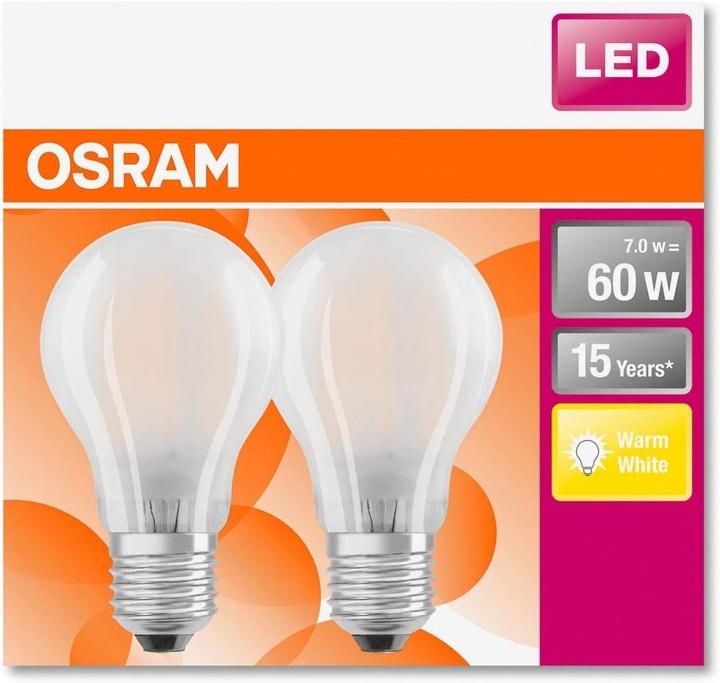 Immagine prodotto Osram ST Clas A (E27, 6.50 W, 806 lm, 2 x, E)