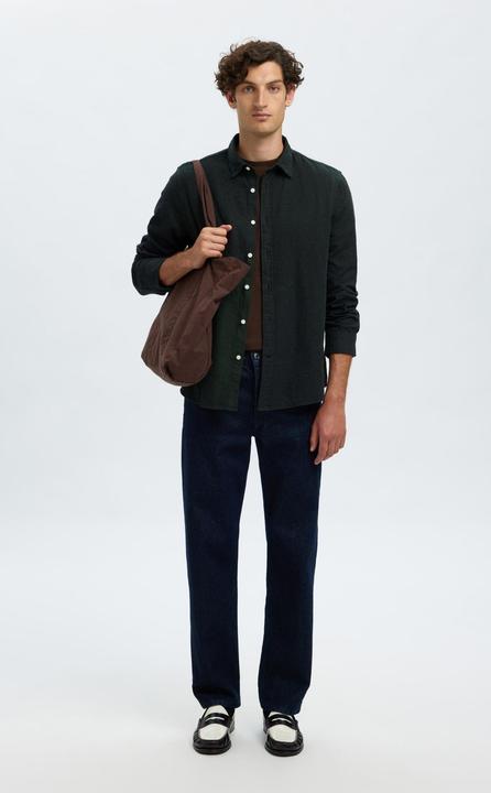 Actual product image Selected Homme Slhregnoah Brushed Twist Shirt Ls Noos (M)