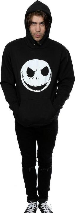 Image du produit Dick Smith Sweat à capuche en coton pour hommes Jack Skellington Face (XL)