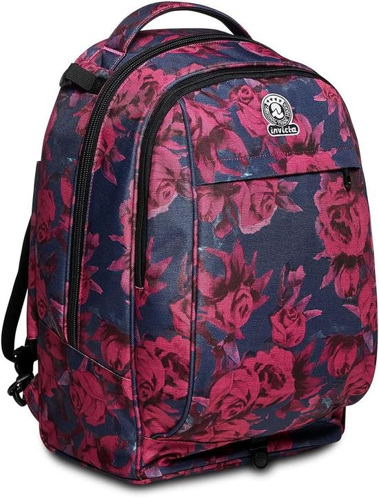 Image du produit Invicta Trolley transformable en sac à dos 3-en-1, système Cross Over, roues 100 mm, structure renforcée