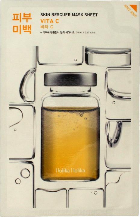 Holika Holika Skin Rescue Mask Sheet - Lightening Canvas Mask With Vitamin C