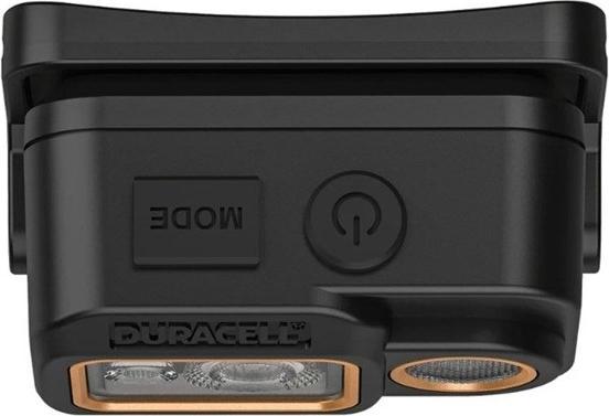 Produktbild Duracell DH500R Stirnlampe schwarz orange (500 lm)