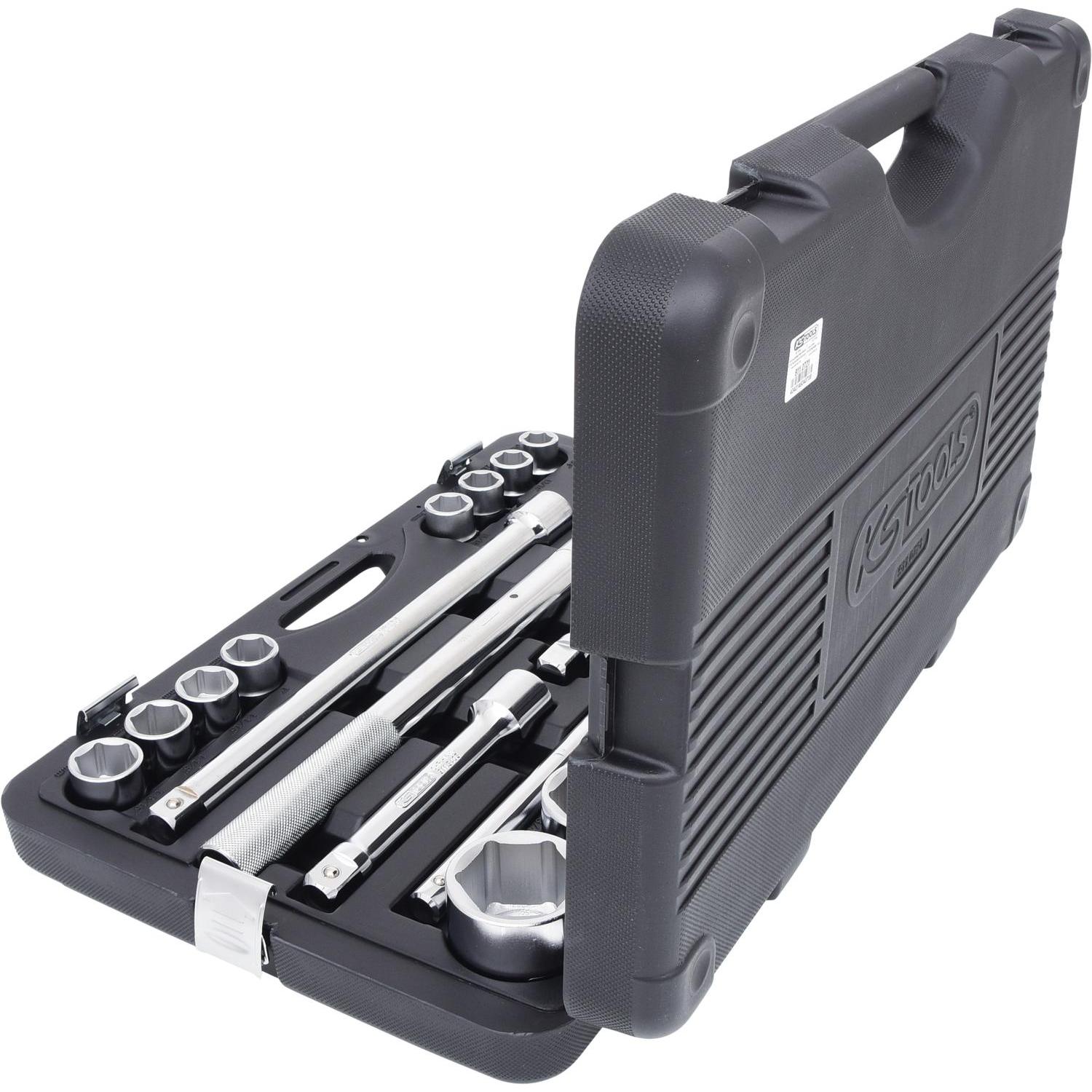 Thumbnail - KS Tools, Steckschlüssel + Stecknuss, Steckschlüssel- Satz (19 mm, 21 mm, 22 mm, 23 mm, 24 mm, 26 mm, 27 mm, 29 mm, 30 m...