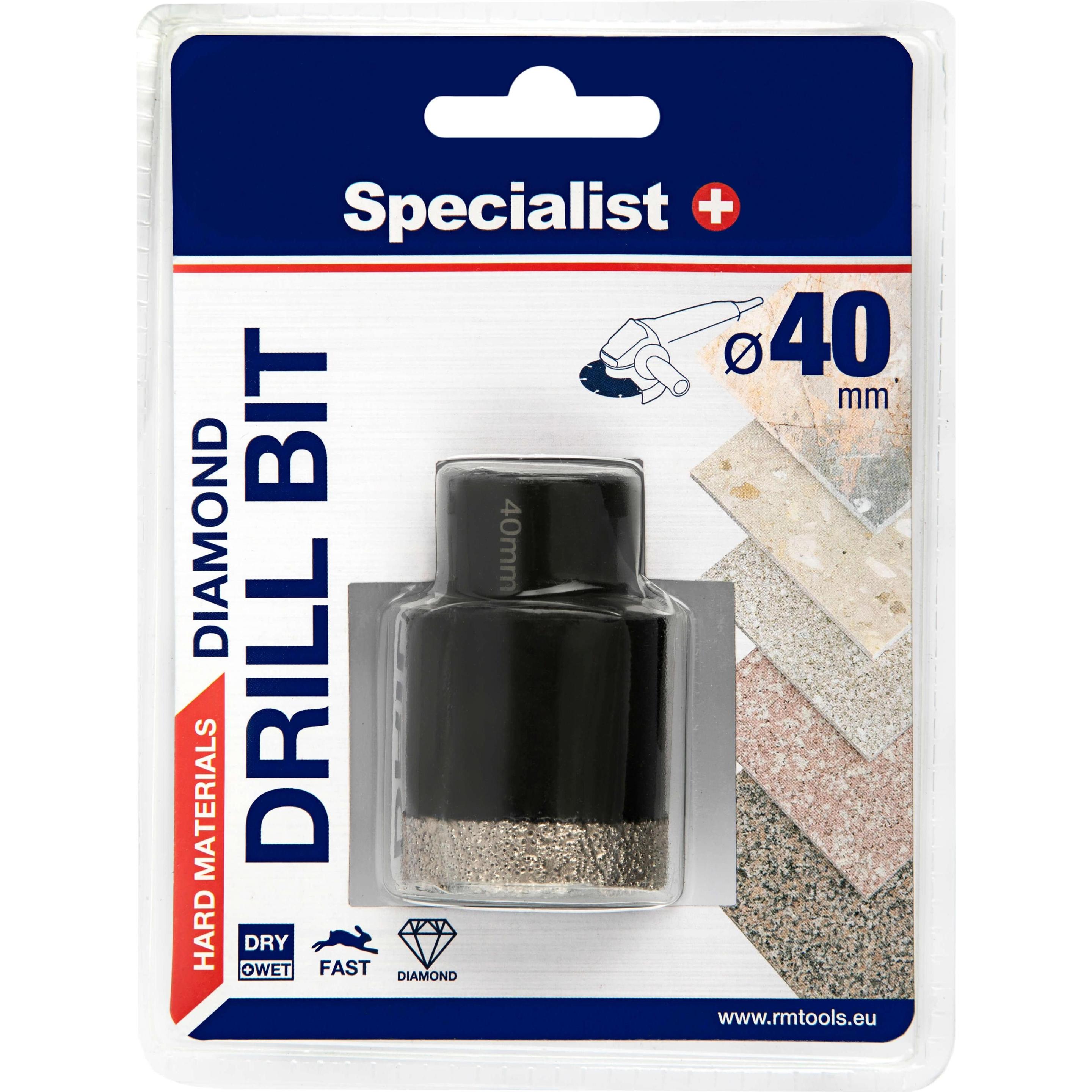 Bloomsbury, Bohrereinsatz, Diamond drill "Specialist +" D40 M14 (40 Millimeter)