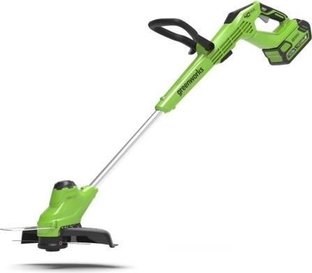 Greenworks G40LTK2, Trimmer, 40V, Frontmonteret, m/2x2Ah batteri og universal lader (Trimmfaden)
