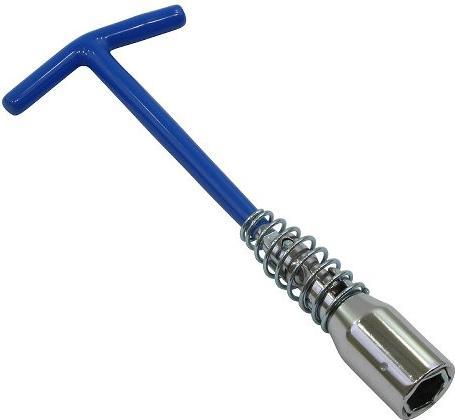 Immagine prodotto BGS Chiave per candele con impugnatura a T, molla articolata esagono SW 16 mm / SW 21 mm